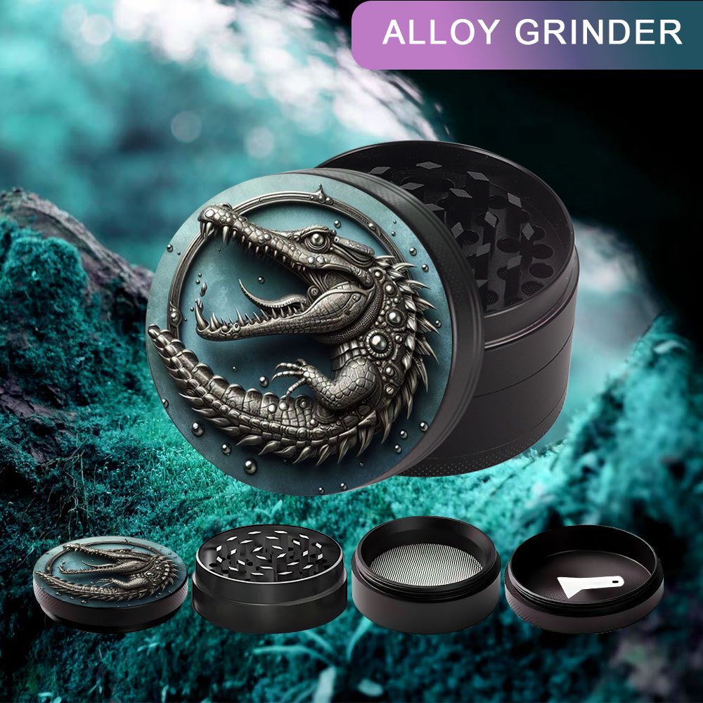 tobacco crusher Chromium Vortex 4 Part Grinder Colorado Crusher Spice Herb Tobacco