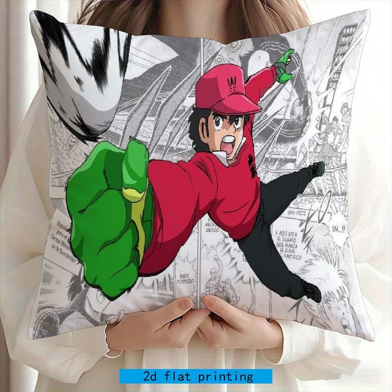 TEMU per cuscino in pelle di pesca bifacciale con stampa di ragazzo di calcio in - Design senza imbottitura, chiusura a cerniera, adatta per , letto,