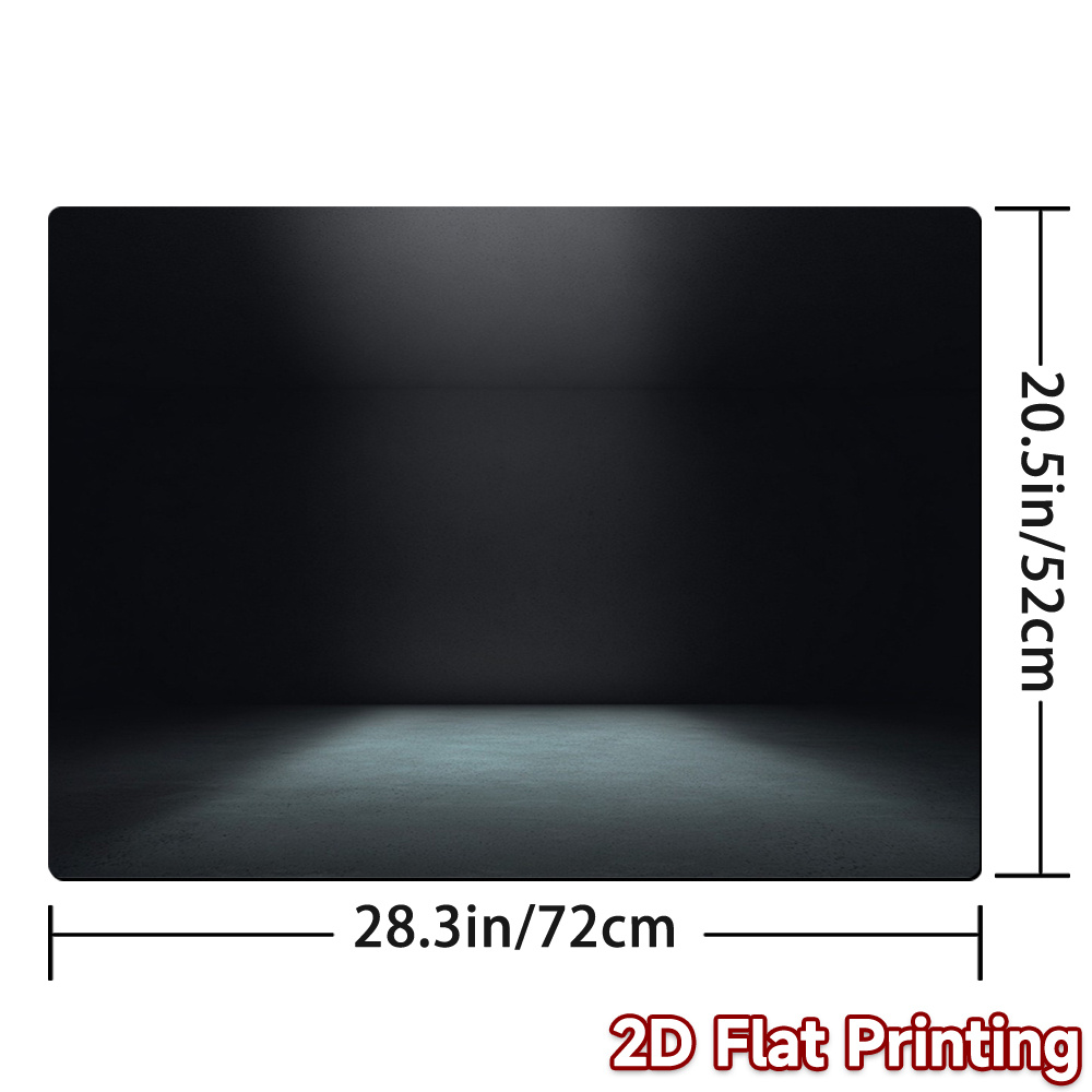 TEMU 1 pz, Copertura per piano cottura con stampa 2D piatta, superficie scura nebbiosa, perfetta per a piacere, resistente al calore e ai graffi,