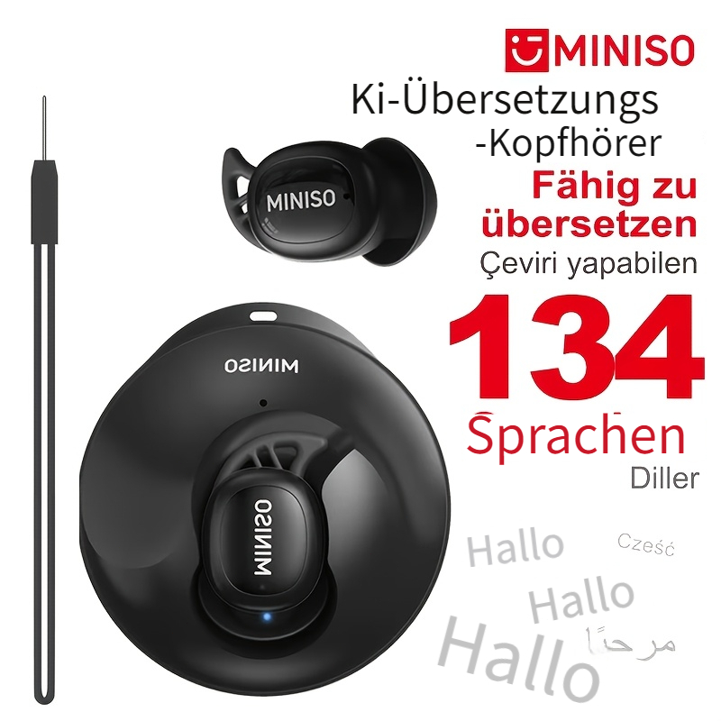 Image of Miniso X16 Supports 135 Language , And Earphones Are Ultra Comfortable In Ear Wireless Earphones That Are Compact And . Provide 360 ° Surround Sound To Deep Sleep, Relax And Mind