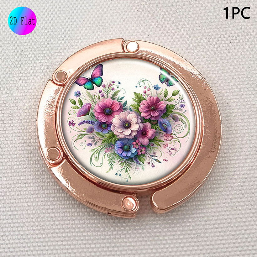 Elegant Butterfly Foldable Purse Hook for Table