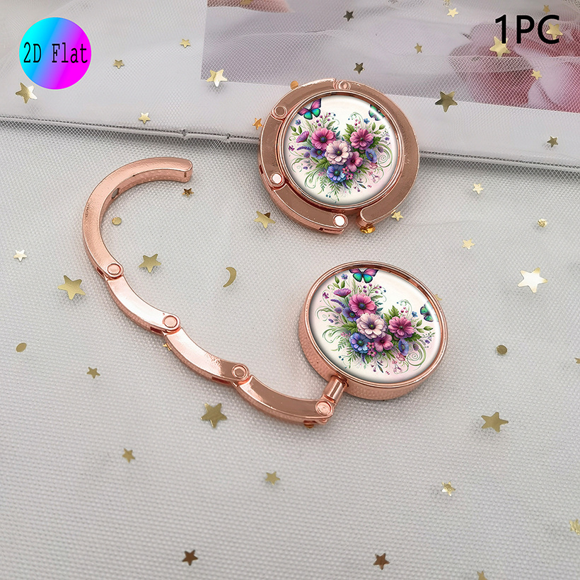 Elegant Butterfly Foldable Purse Hook for Table
