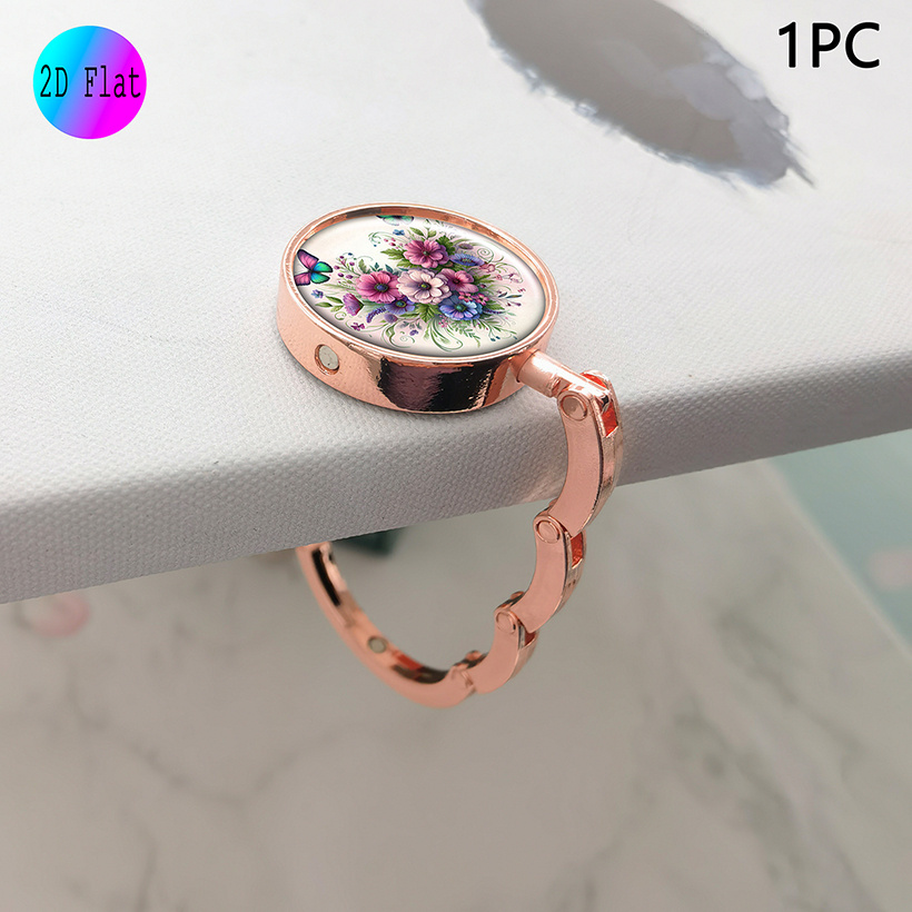 Elegant Butterfly Foldable Purse Hook for Table