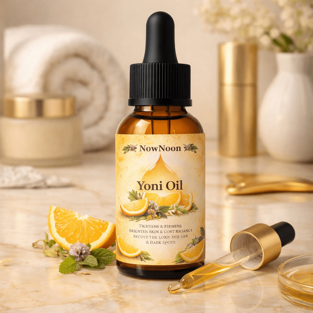 Nourishing Brighten & Firm Yoni Oil 30ml/1fl.oz, Daily Skincare, Makes Skin Look Younger, Moisturizes and Firms, Enhances Elasticity and Vibrant Radiance, Gentle Plant Ingredients, Non-greasy Intimate Hydration Formula