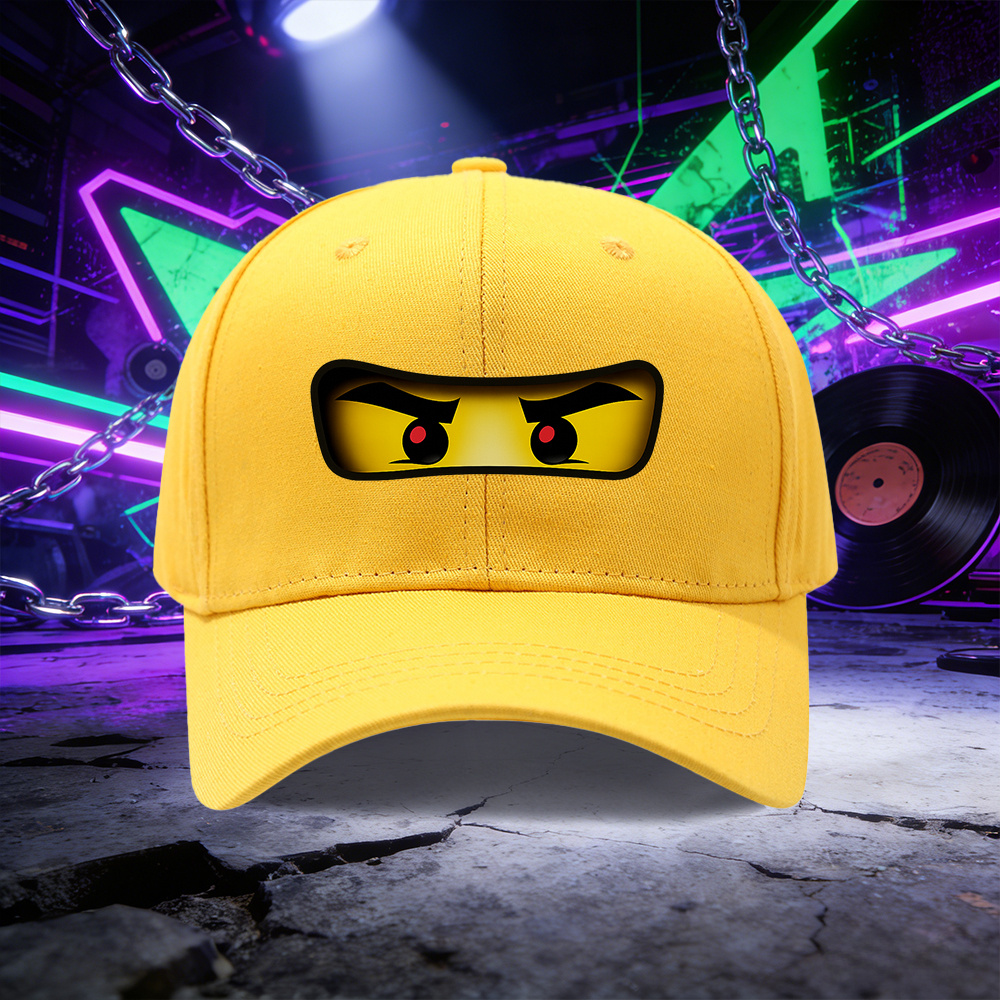 TEMU Hat, With Cool Eye Print Street Trend Fashion Baseball Cap, Unisex Outdoor Style, Suitable For Festivals, , Friend Gatherings, Fans Must-have,