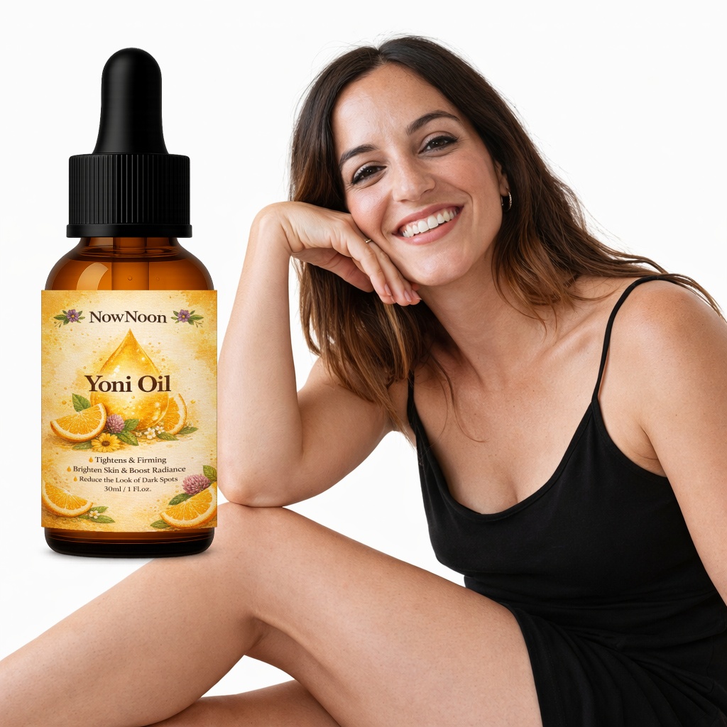 Nourishing Brighten & Firm Yoni Oil 30ml/1fl.oz, Daily Skincare, Makes Skin Look Younger, Moisturizes and Firms, Enhances Elasticity and Vibrant Radiance, Gentle Plant Ingredients, Non-greasy Intimate Hydration Formula