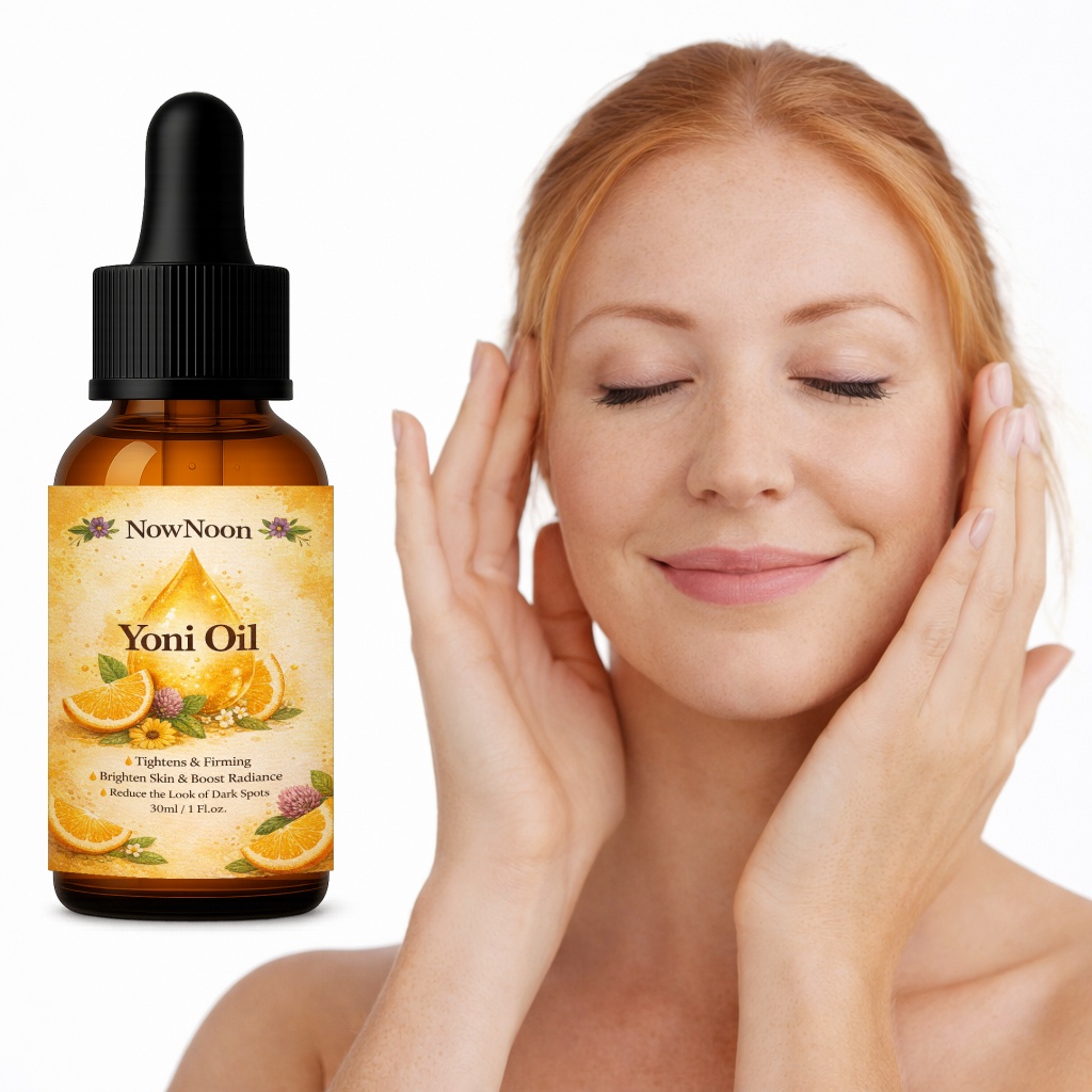 Nourishing Brighten & Firm Yoni Oil 30ml/1fl.oz, Daily Skincare, Makes Skin Look Younger, Moisturizes and Firms, Enhances Elasticity and Vibrant Radiance, Gentle Plant Ingredients, Non-greasy Intimate Hydration Formula