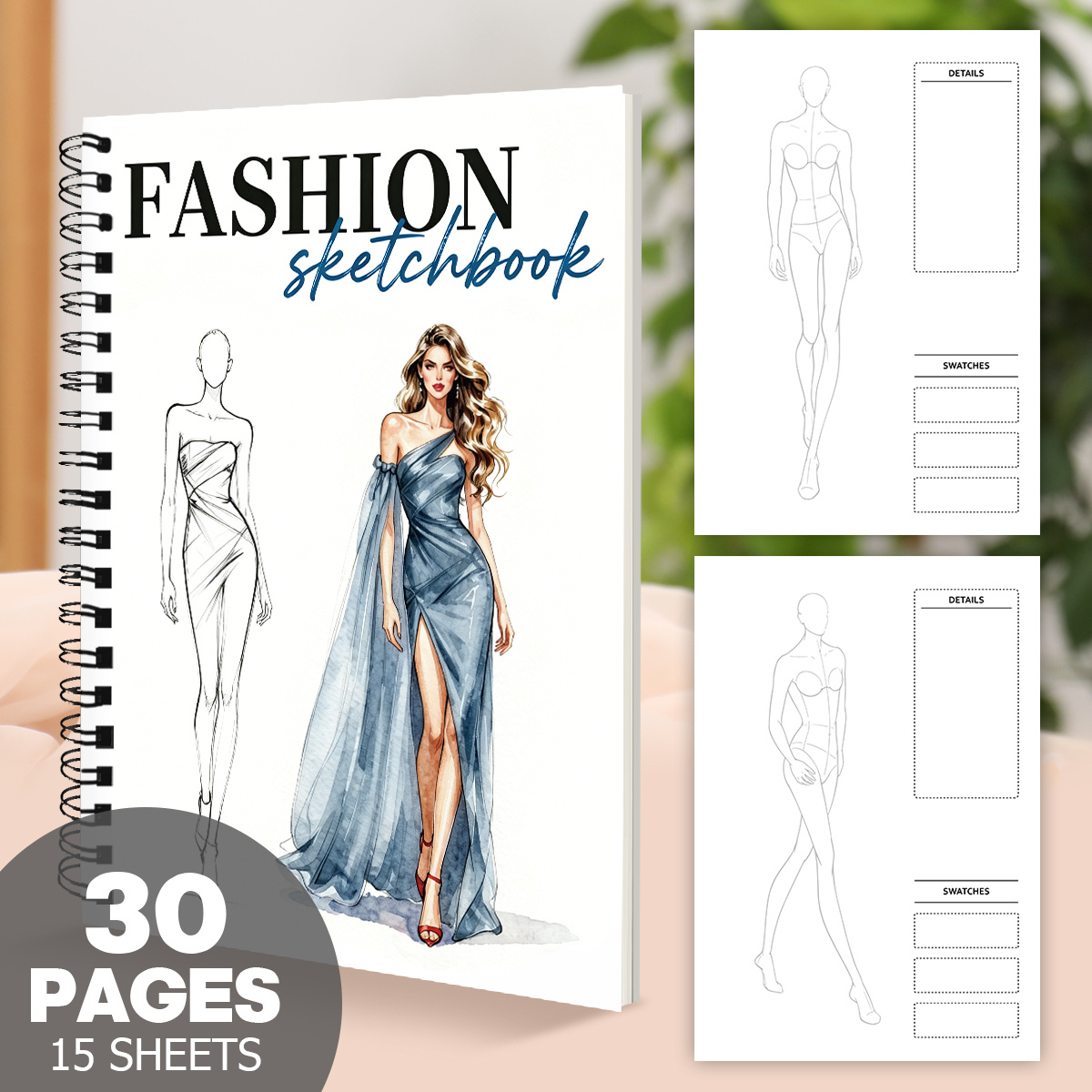 dress design sketchbook Fashion Design Sketchbook: Women's Wear Fashion Illustration Templates. 9  heads tall figure. (Fashion Croquis Sketch Books): Ivanova, Irina V.:  9781731229861: Amazon.com: Books