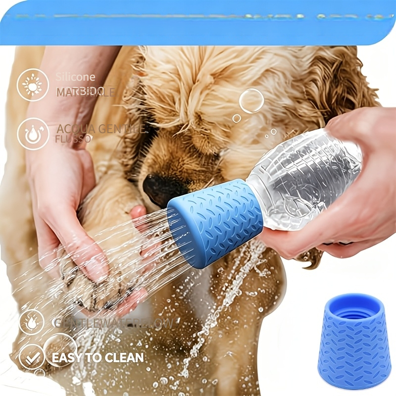 [  shower head]   doccia per animali domestici in silicone | ugello portatile per bagno cani e abbeveraggio esterno,   multifunzionale - accessori per la pulizia degli animali domestici