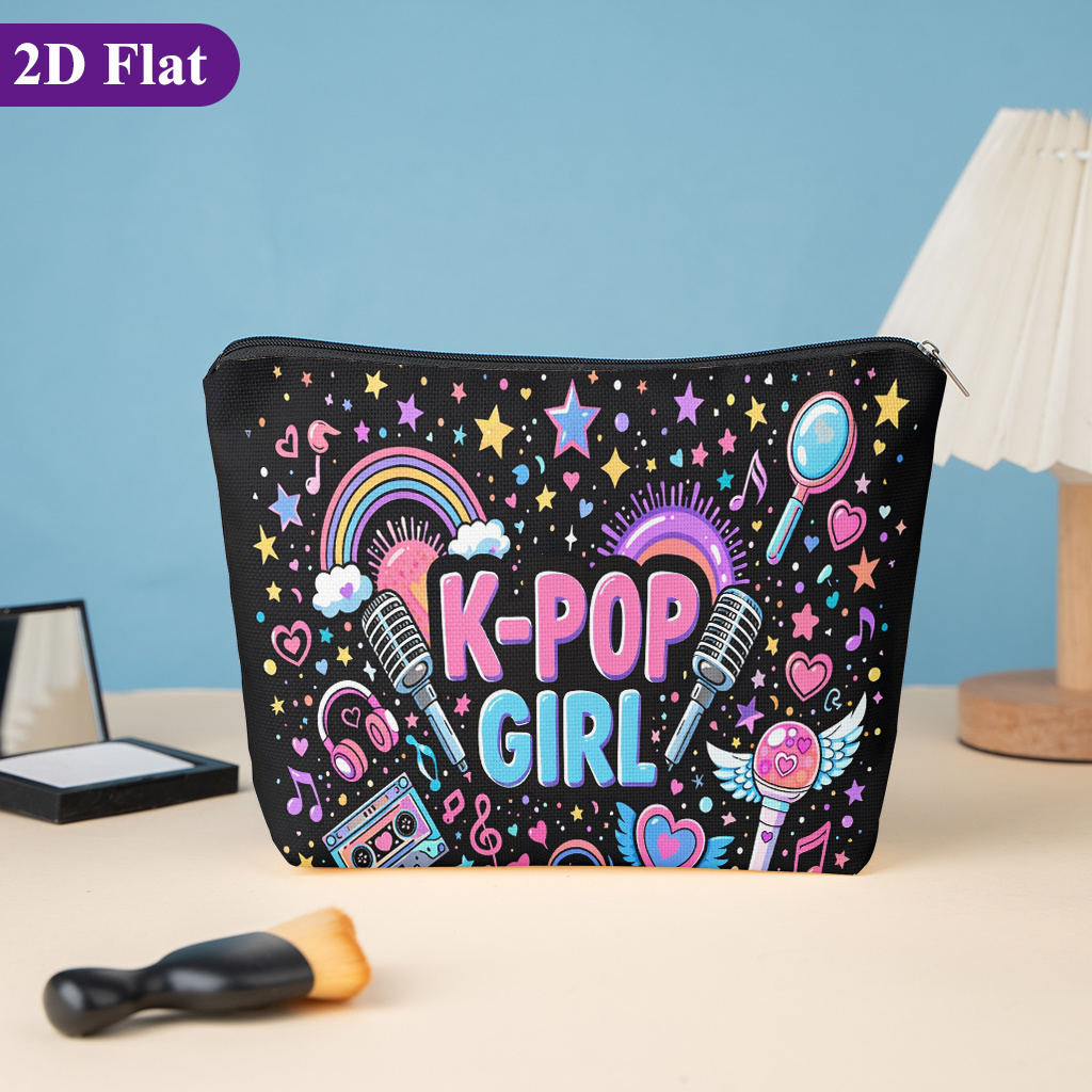 TEMU 1 pieza, Bolsa organizadora de maquillaje estilo coreano para chica, Neceser de viaje unisex, Bolsa de almacenamiento de viaje y plegable, Bolso