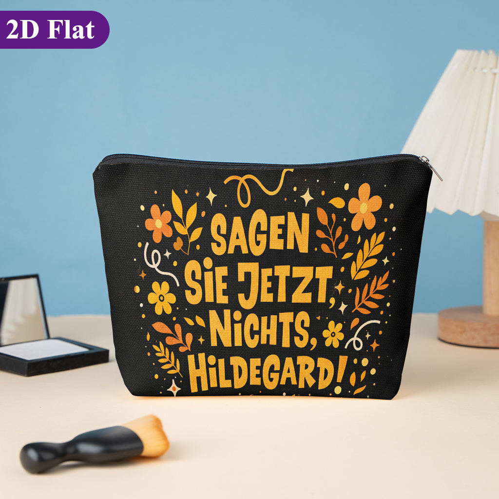 Image of 1pc, , Cosmetic Storage Bag, Unisex Travel Organizer, Lightweight Foldable Travel Storage Bag, Clutch - Toiletry Bag - Pencil Case - Gift Bag, Minimalist Style, Machine Washable, Unlined