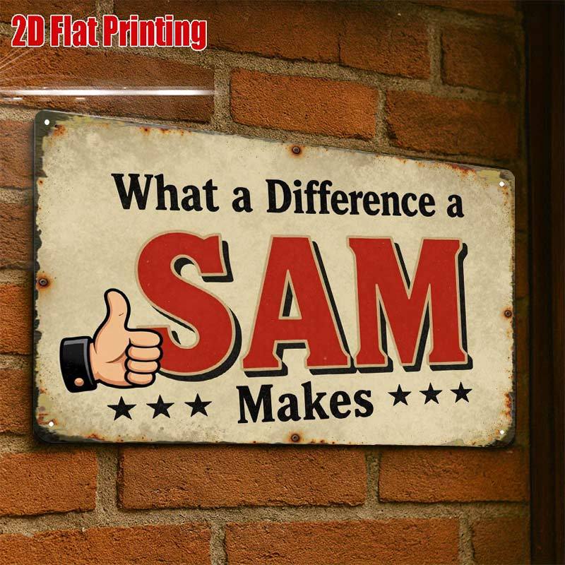 TEMU 2d Flat - 2d Flat 1pc, Difference, Creative Sign - Wall Art Gift, For Decorating | Wall Art Decor