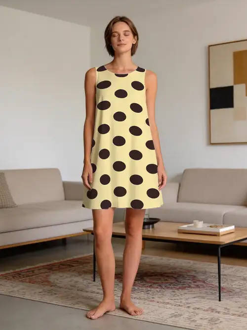 yellow and black polka dot dress AREA Strapless Mini in Cream Made in India MODEL INFO black and white polka dot