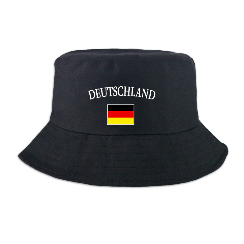 1pc, Fisherman Hat With German Flag Print, Lightweight Printed Craft Women's Hat, German Flag Pattern Men's Trendy Cap, Ideal Gift For Weddings, Parties, Birthdays