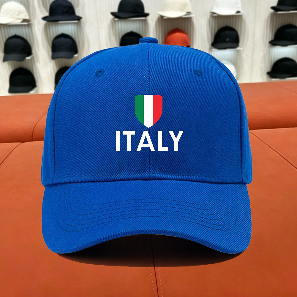 TEMU 1 pz, Cappellino da Baseball Regolabile con Stampa Bandiera Italiana, Cappello Stampato da Donna, Cappellino da , un Regalo per Matrimoni, Feste