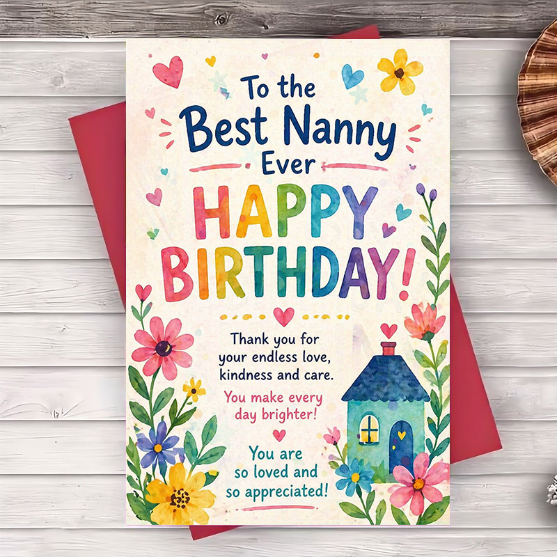 TEMU Carte de vœux d'anniversaire pour la meilleure , cadeau de fête pour elle, pour l'appréciation et