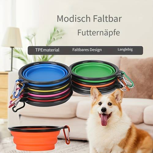 heimtierbedarf, zusammenklappbarer , tragbarer haustier-klapp , reise-hunde , hunde , hundetopf, hundefutter-werkzeug, hundefutter, katzenfutter , wasser , teleskop-hunde