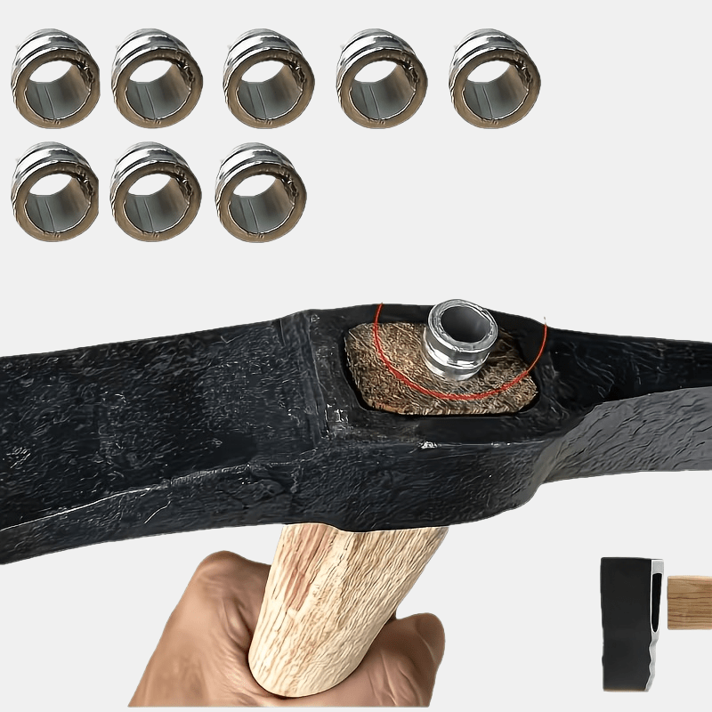 E-shop Eisenkeile, stahlgefertigte Keile, Befestigungselemente mit Holzgriff, Verstärkungseinsätze für landwirtschaftliche Werkzeuge, Verstärkungskeile
