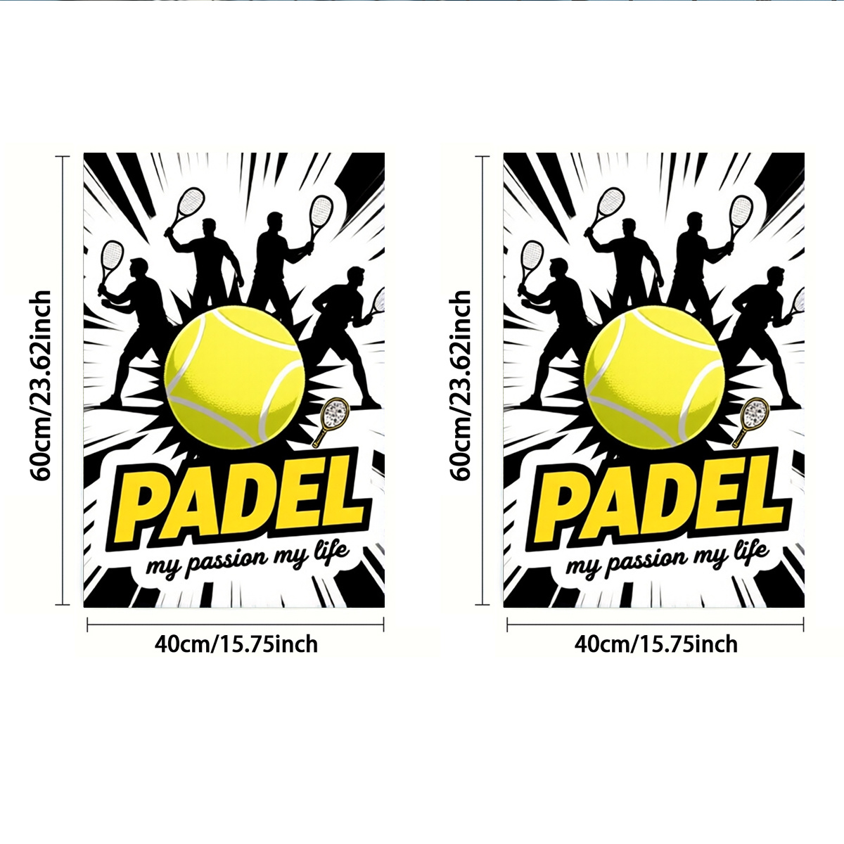 TEMU 2 pezzi, Asciugamani per il , Stampa su un , Rettangolari 40 X 60 cm, Motivo 2D a tema tennis in stile cartone animato, Morbidi, confortevoli,