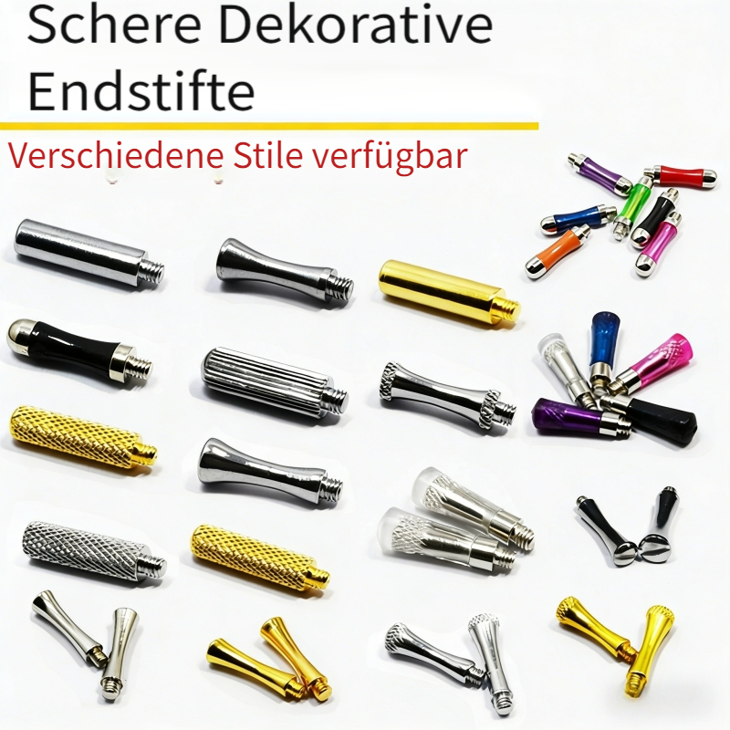 6/4 stück hochwertige scheren-schneidepins,  .0 gewinde, rostbeständig und  , für zuhause/salon, gerade scheren, scheren-schneidepins zum entfernen von übermäßigem haar, mehrfarbenauswahl, scheren-versteller, reinigungstuch, haarwerkzeuge!   für 30 stück feiertage