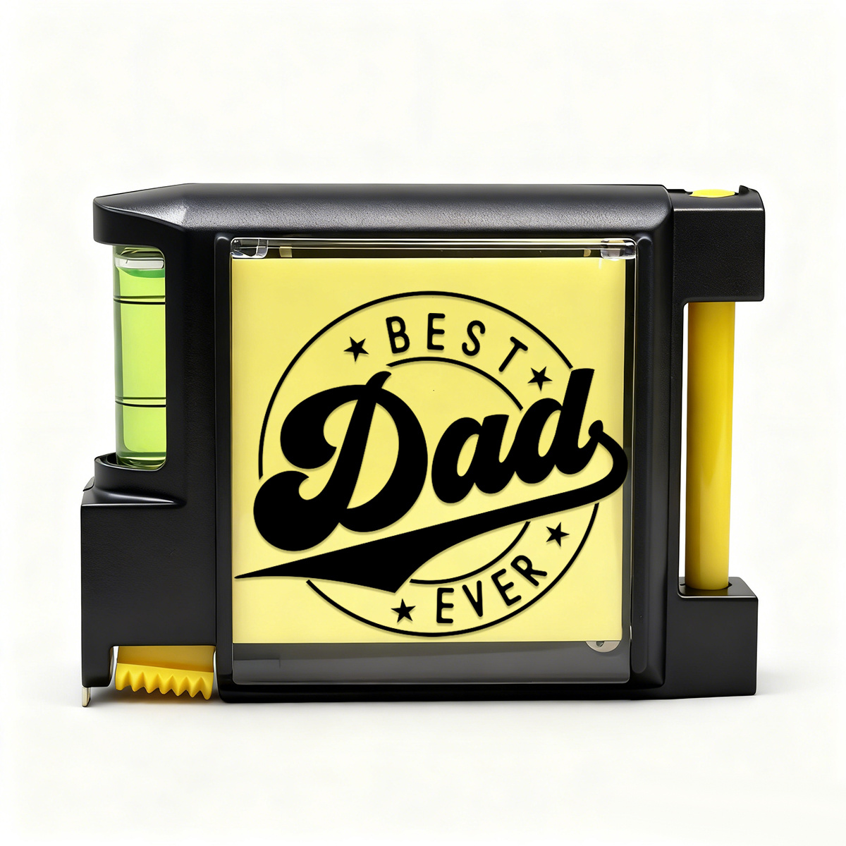 TEMU 4in 1 Multi Function Tape Measure Spirit Level With Sticky Note & Pen Father's Day Gift For Dad Husband Papa Grandpa Perfect Tape Measure