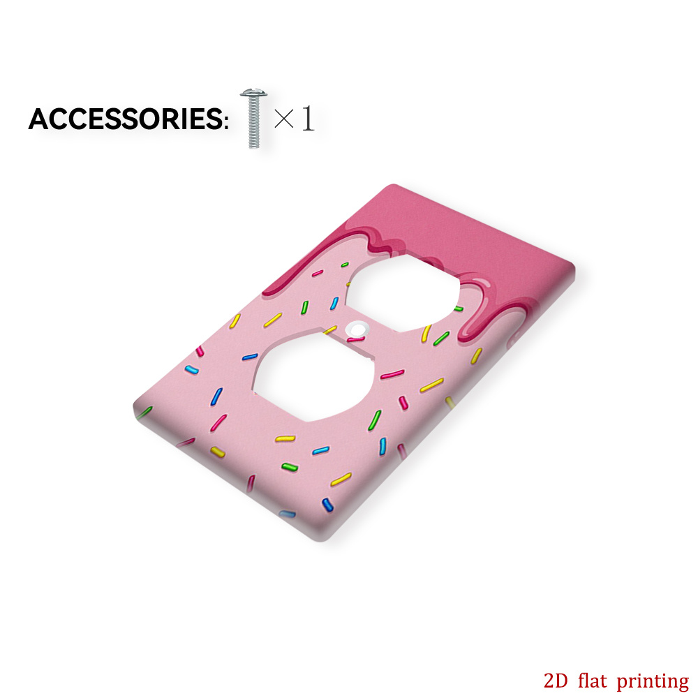 TEMU 1 pièce Plaque de cache-interrupteur avec paillettes - Installation par simple pression, Plaque d'égouttage pour salle de bain, pour adulte,
