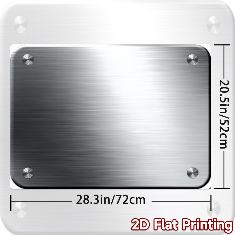 TEMU 1 pz, Stampa piatta 2D, Copri piano cottura da cucina con piatto , Poliestere, per decorazioni domestiche, a cuochi casalinghi