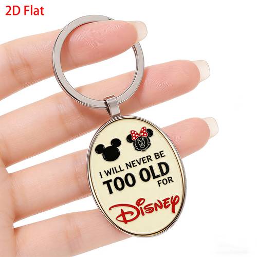 1pc official keychain and mouse commemorative pin expressing the never fading and for merchandise cute keychain charm entertainment accessory wallet and decorative