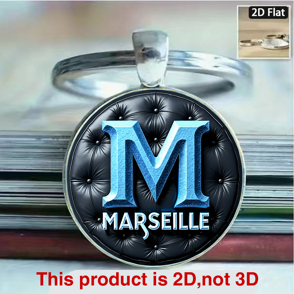 TEMU Plat 2D, 1 pièce Porte-clés plat 2D sur le thème du logo du groupe , Style moderne , Motif dans des , Convient pour clés de voiture, sacs à dos