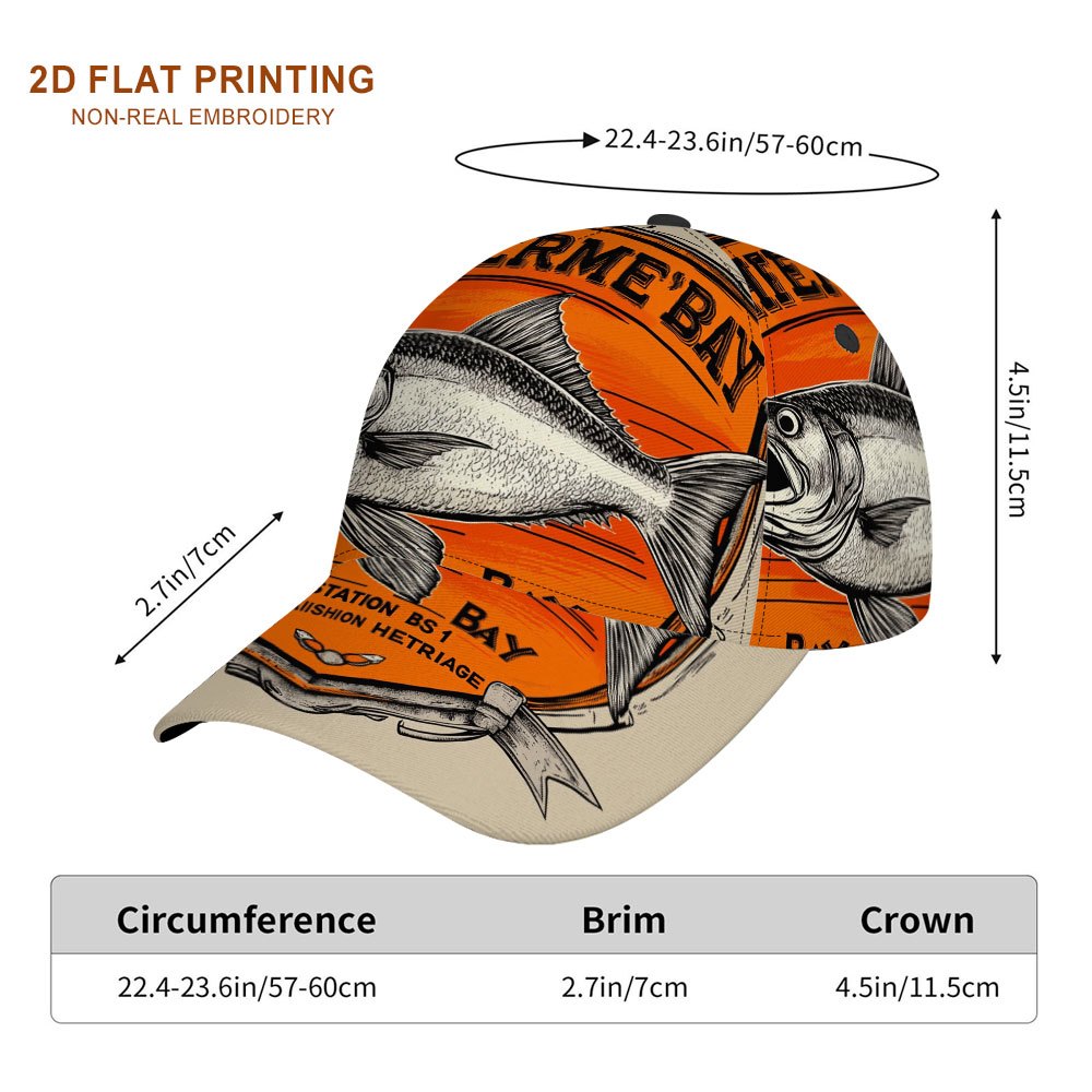 TEMU 2d Flat, 1pc Design With Station Logo Print Classic Baseball Cap - Elegant And Headwear, Suitable For Daily Life, , Shopping Activities, , ,