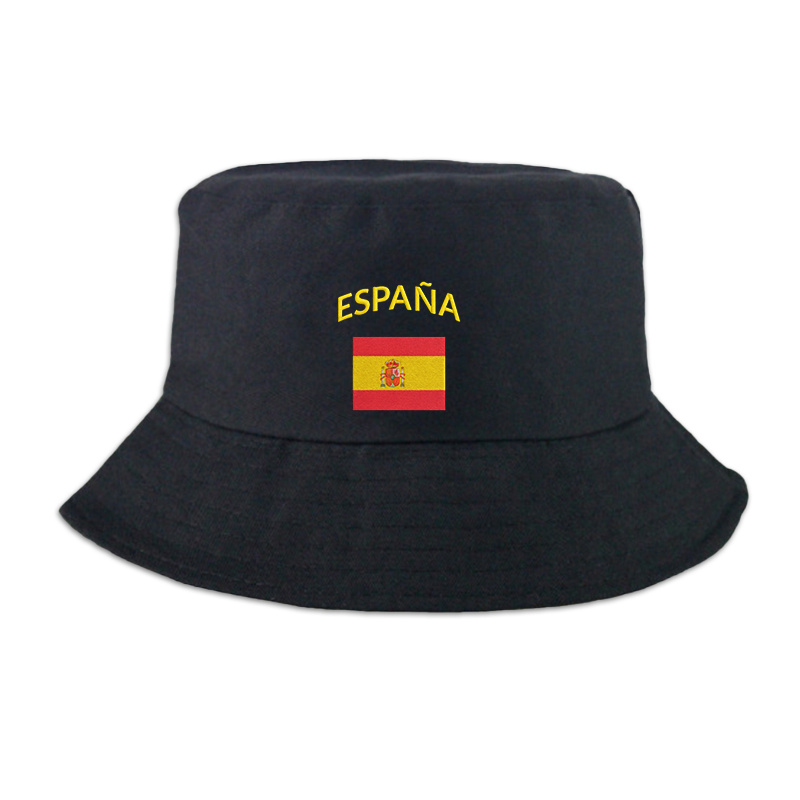 TEMU 1pc, Spanish Flag Print Fisherman Hat, Couple Fisherman Hat, Suitable For Casual Wear, Holiday Gifts, Daily Additions, Unisex, Fashionable Trend