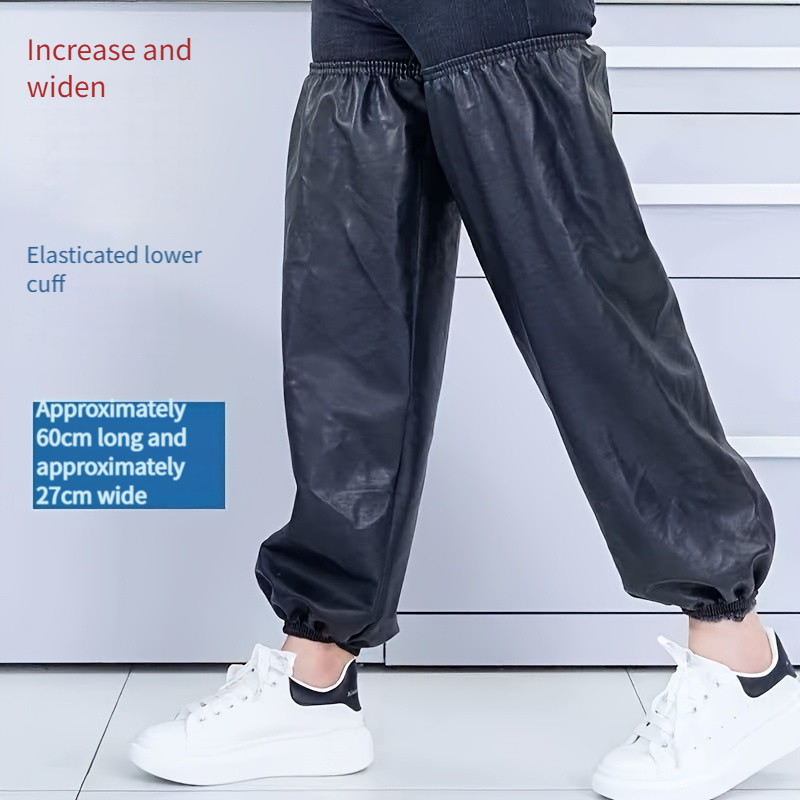 TEMU 2 Styles Of Plus Size Thickened Leg Covers, Adult Extended Work-resistant Leg Sleeves, Riding Outdoor Trousers Covers, Men Women Extended Riding