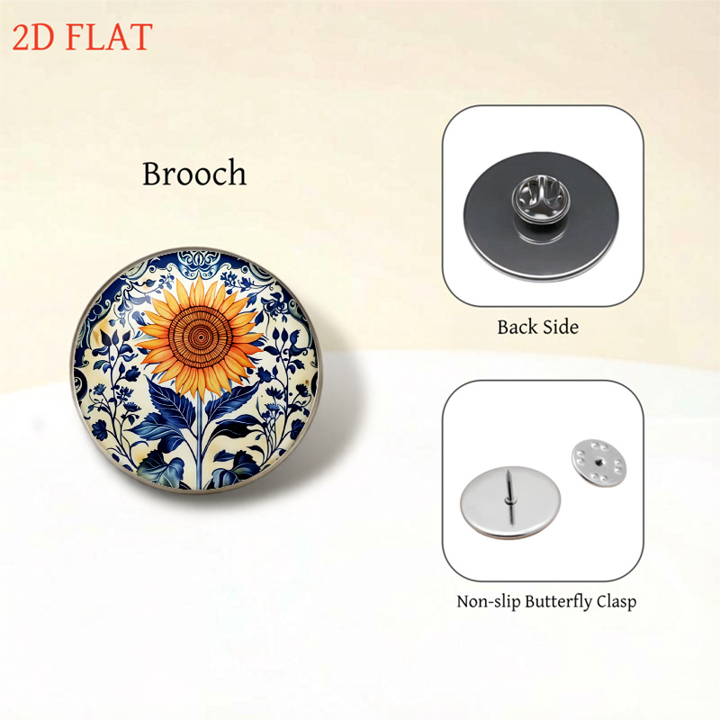 5pcs Sunflower Pattern Ladies' Jewellery Set, Elegant Gift