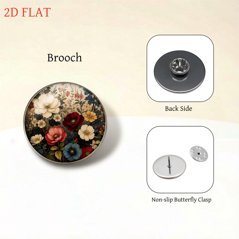 5pc Floral-Themed Jewelry Set, Fashionable Accessories