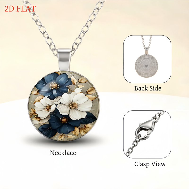 5pcs Halloween Floral Pattern Jewelry Set, Fashion Gift