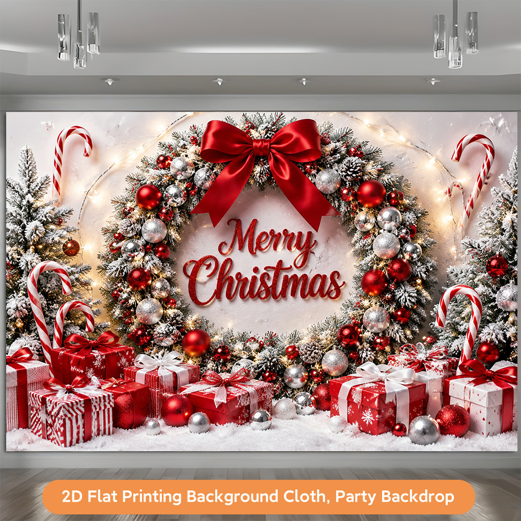 christmas decorations backdrops sold on Temu United States