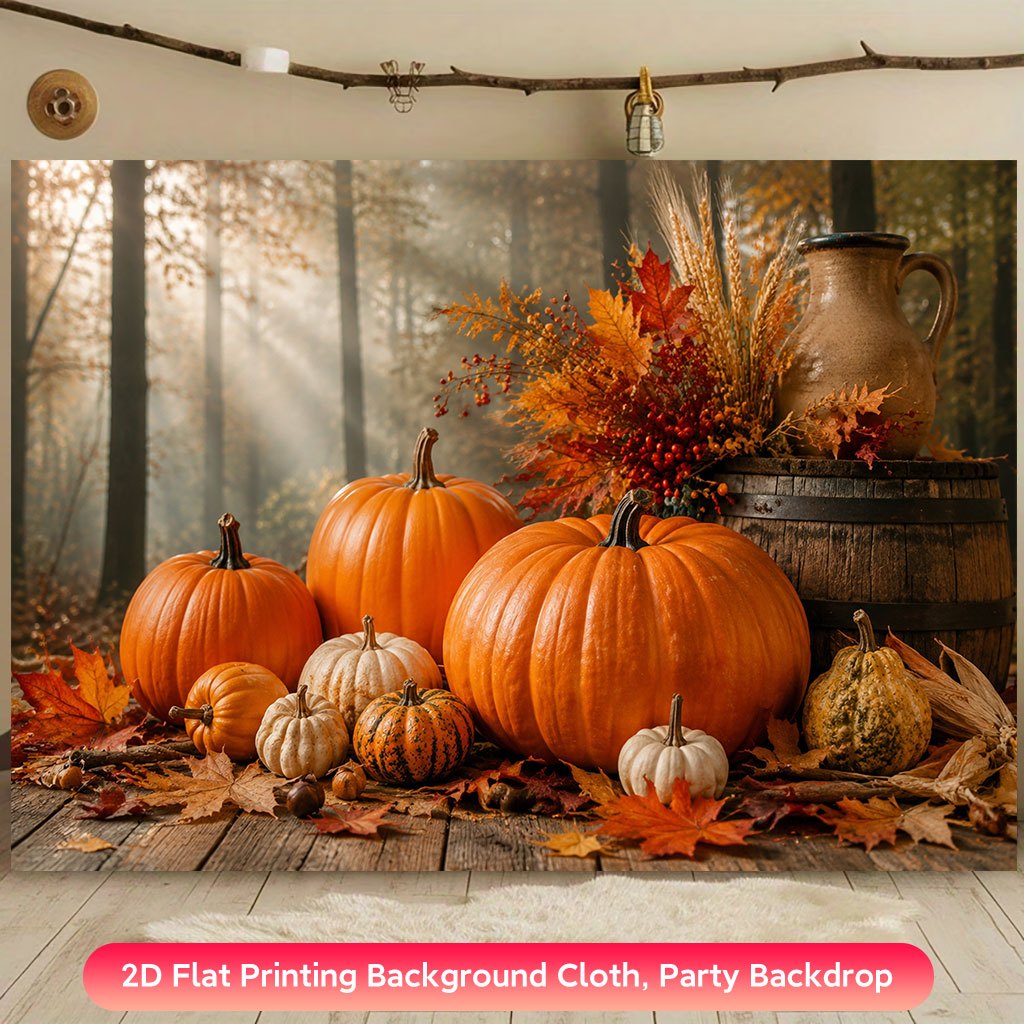 2d flat 1pc large orange   banner backdrop flat 2d suitable for for halloween christmas easter decorations with   background cloth for outdoor parties for and seasonal events 2d flat