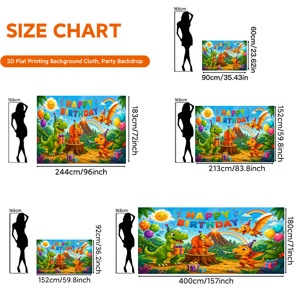 TEMU 2d Flat, 2d Flat Printing Backdrop Banner 1pc, Happy Birthday Party Party Background Decoration Backdrop Banner, Suitable For Multifunctional
