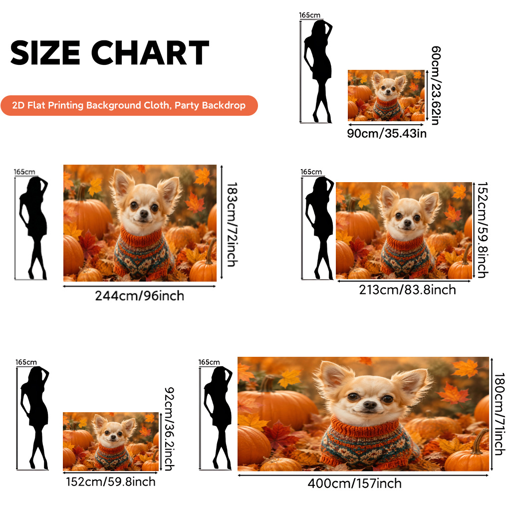 2d 플랫, 2d 플랫 - 2d 플랫, 2d 플랫 - 2d 플랫 프린팅 배경 배너 1개, 귀여운 강아지 스웨터 입은 폴리에스터 배경 천, 휴일 축하/사진 배경/상업 장식, 다양한 크기로 제공, 마당, 야외 행사용