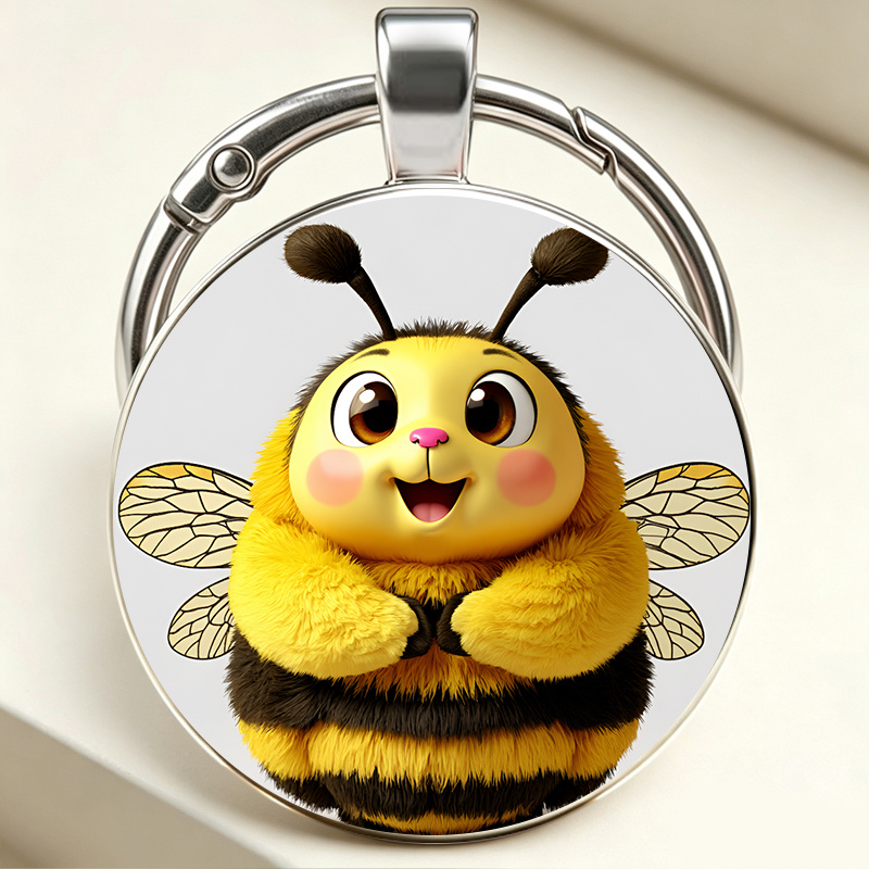 bee keychain plush sold on Temu United States