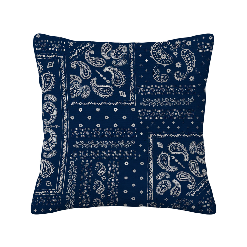 item picture 1pc classic paisley pattern bandana set home decor cushion covers party decor pillowcases for porch patio couch sofa living room outdoor gifts for   without pillow inserts