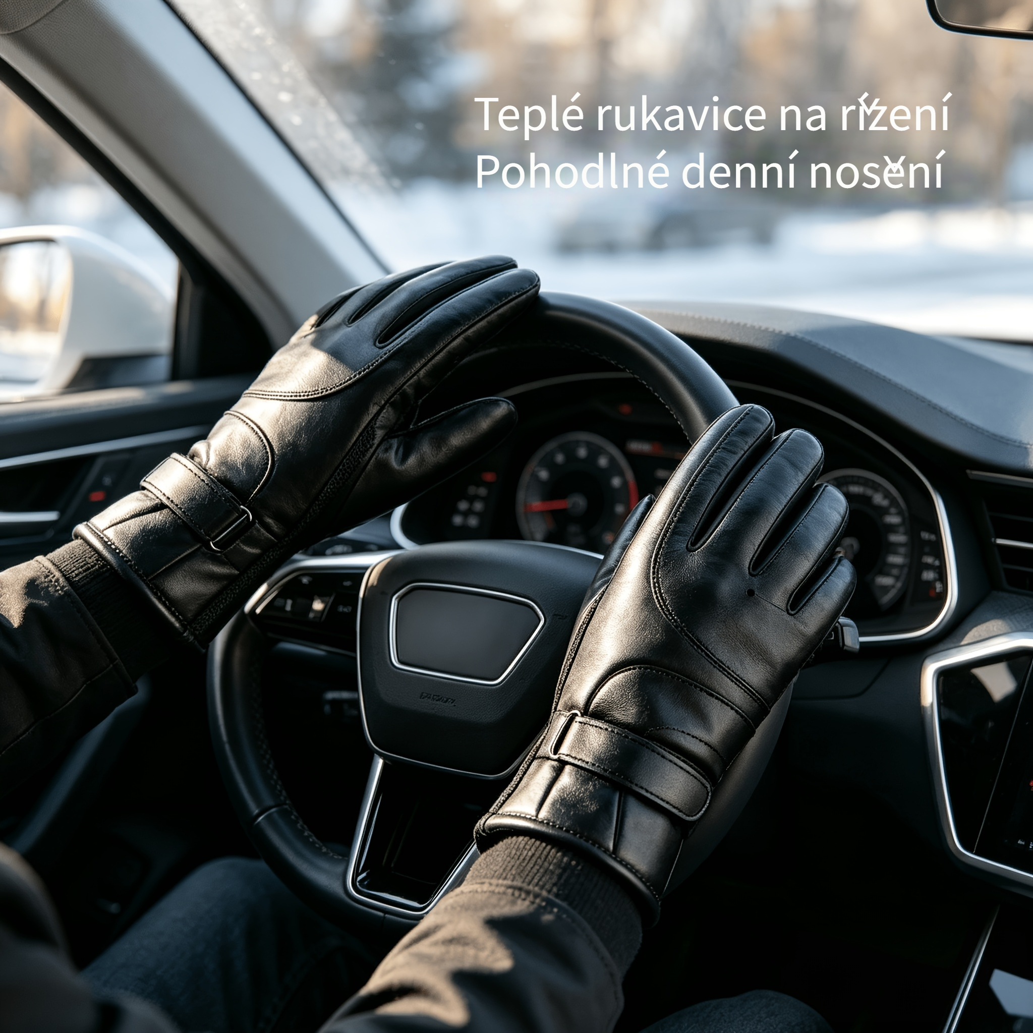 TEMU Guanti invernali unisex integrali con in pile, design regolabile al polso, adatti al touchscreen, , per e ciclismo, eleganti, per i , adatti per