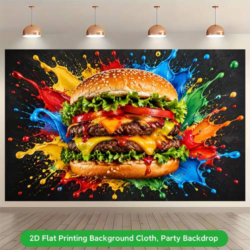 2d flat 2d flat 2d flat 2d flat 2d flat printing backdrop banner 1pc with background cloth decoration christmas and thanksgiving decoration party background decoration suitable for shops