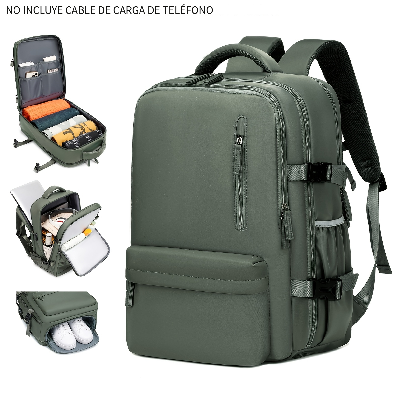 Mochila de viaje ENOSHI de gran capacidad con compartimento para laptop y zapatos, foto 2