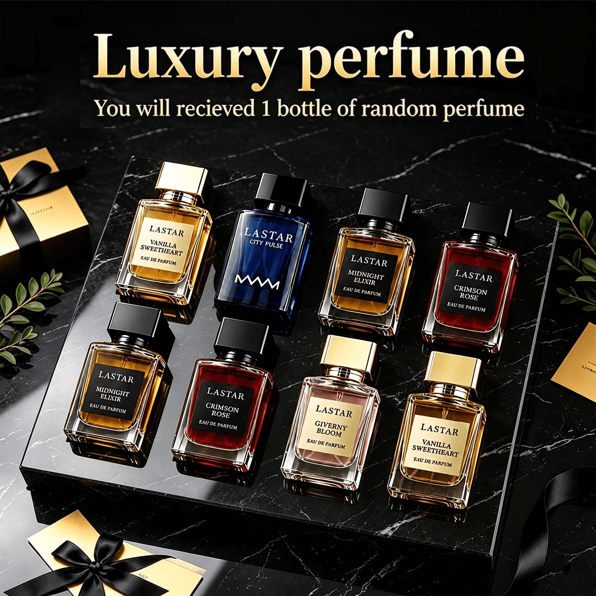 TEMU Random 1 Mixed Scent , (random 1 Bottle), Long-lasting Cologne Edp Spray, Portable Travel Bottle, Suitable For Dates, Office, Parties, Business