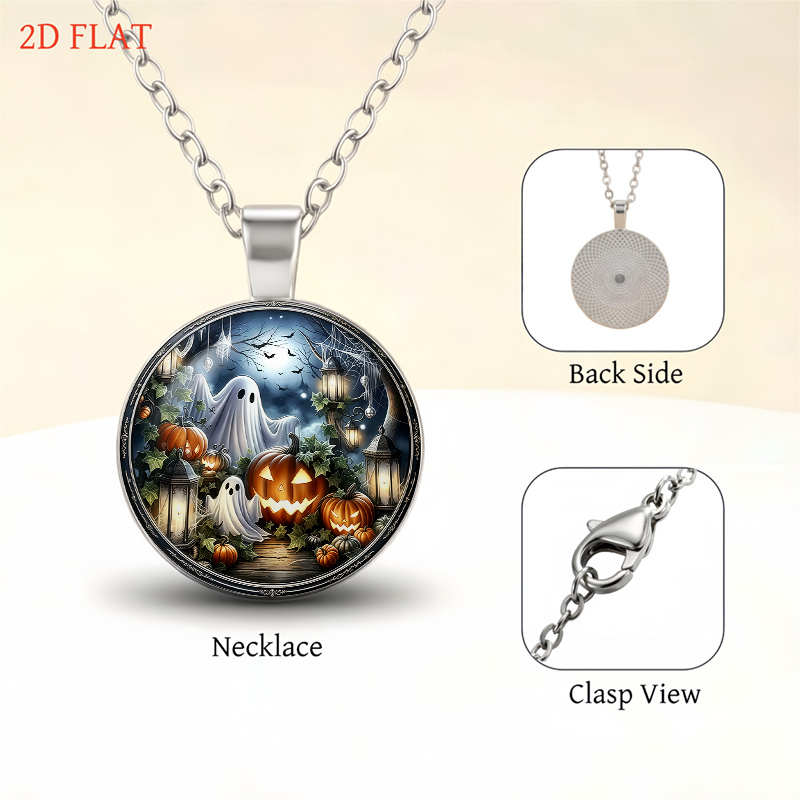 5pc Women's Halloween Pumpkin Jewellery Set, Festive Gift