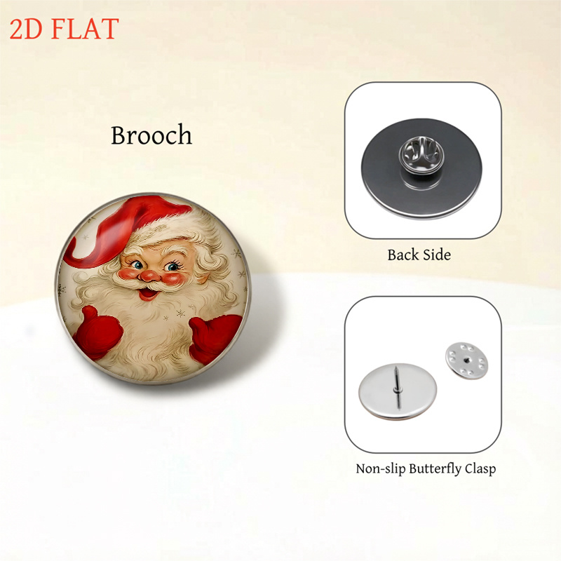 5pc Christmas Santa Claus Ladies Jewelry Set