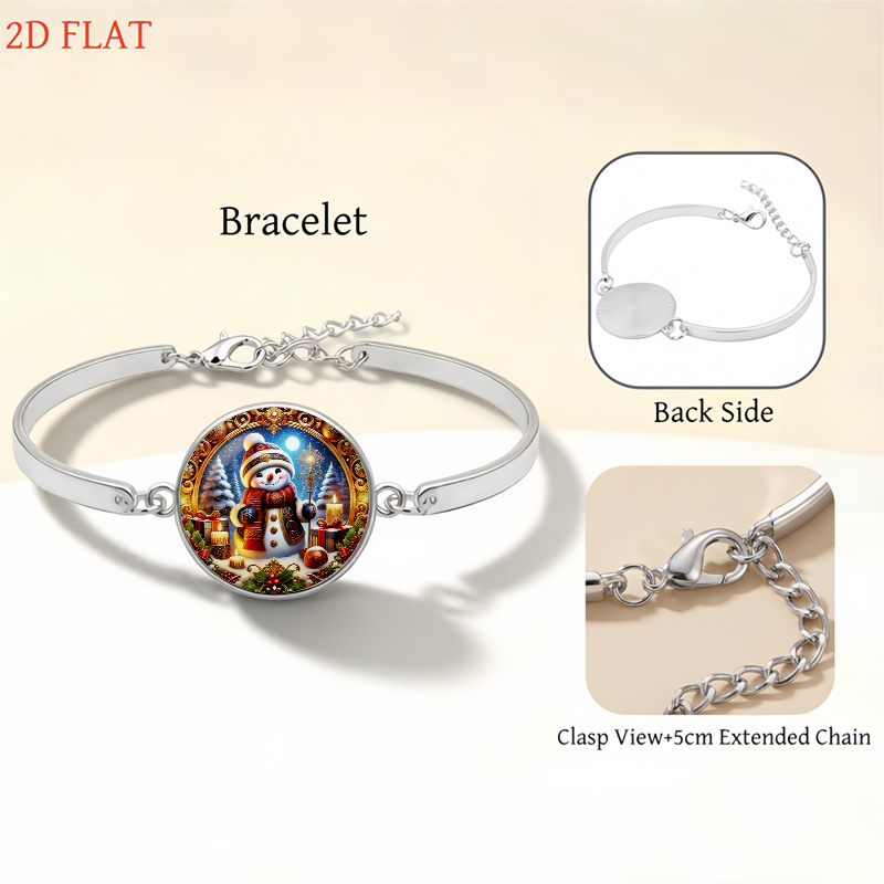 5pc Christmas Snowman-Themed Women's Jewellery Set, Gift Ready