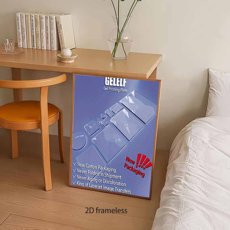 Frameless Gel Transfer Sheet, Compatible with Laser Printers