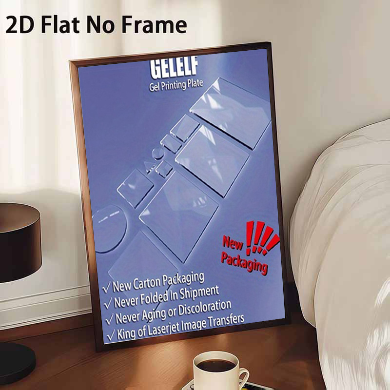 Frameless Gel Transfer Sheet, Compatible with Laser Printers